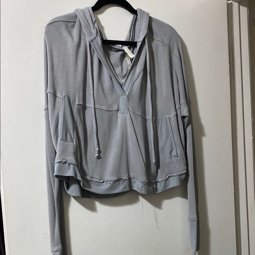 Free People Movement Boxy Crop Hoodie